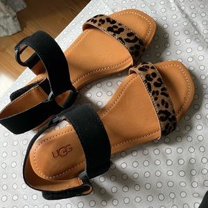 New UGG sandals Rynell leopard